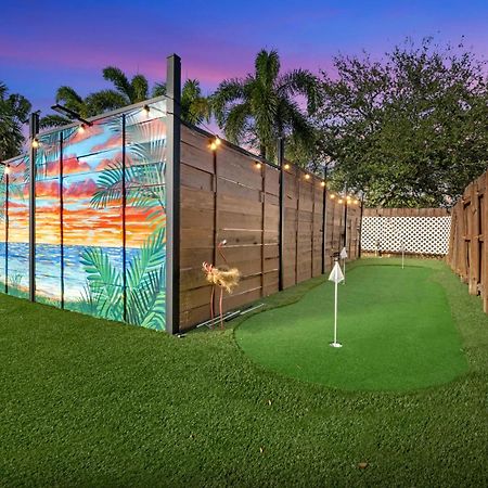 Palms Retreat! Giant Heated Pool-Hottub-Firepit-5Min2Beach-Pets-Ev Chgr Fort Lauderdale Exterior foto