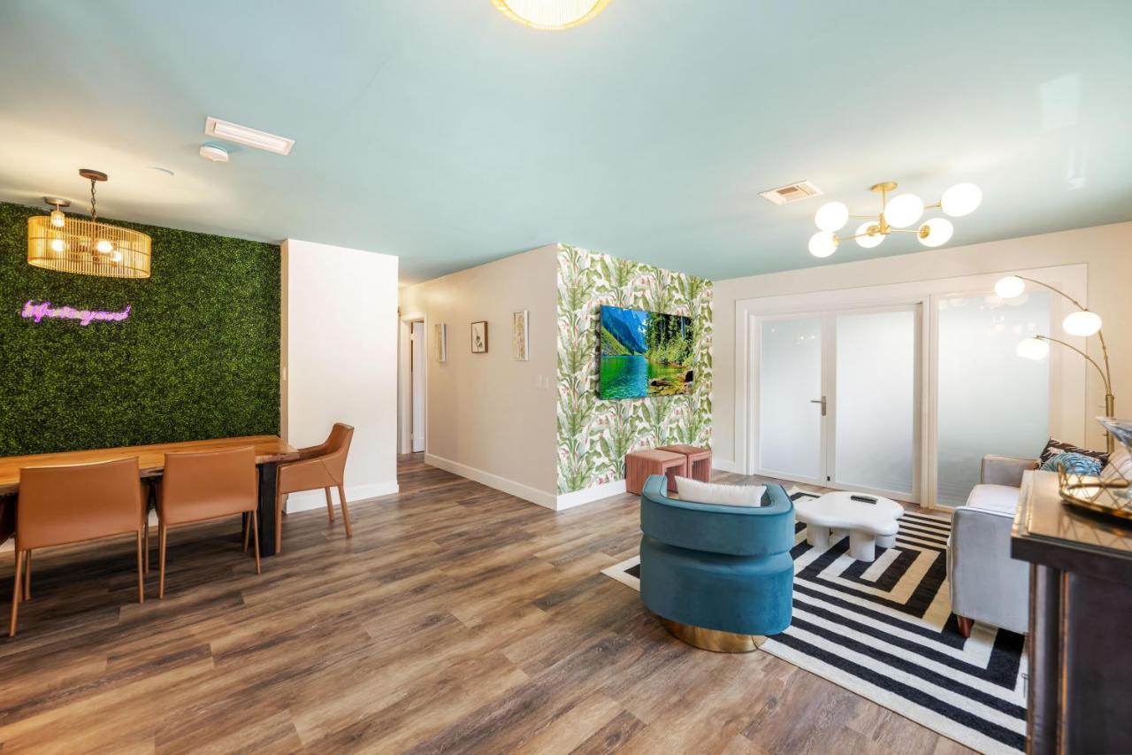 Palms Retreat! Giant Heated Pool-Hottub-Firepit-5Min2Beach-Pets-Ev Chgr Fort Lauderdale Exterior foto