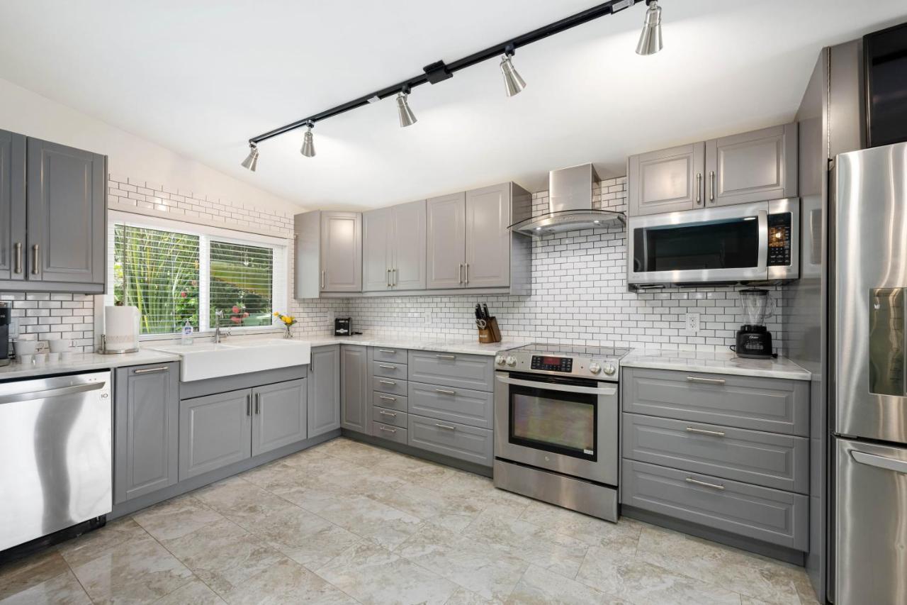 Palms Retreat! Giant Heated Pool-Hottub-Firepit-5Min2Beach-Pets-Ev Chgr Fort Lauderdale Exterior foto