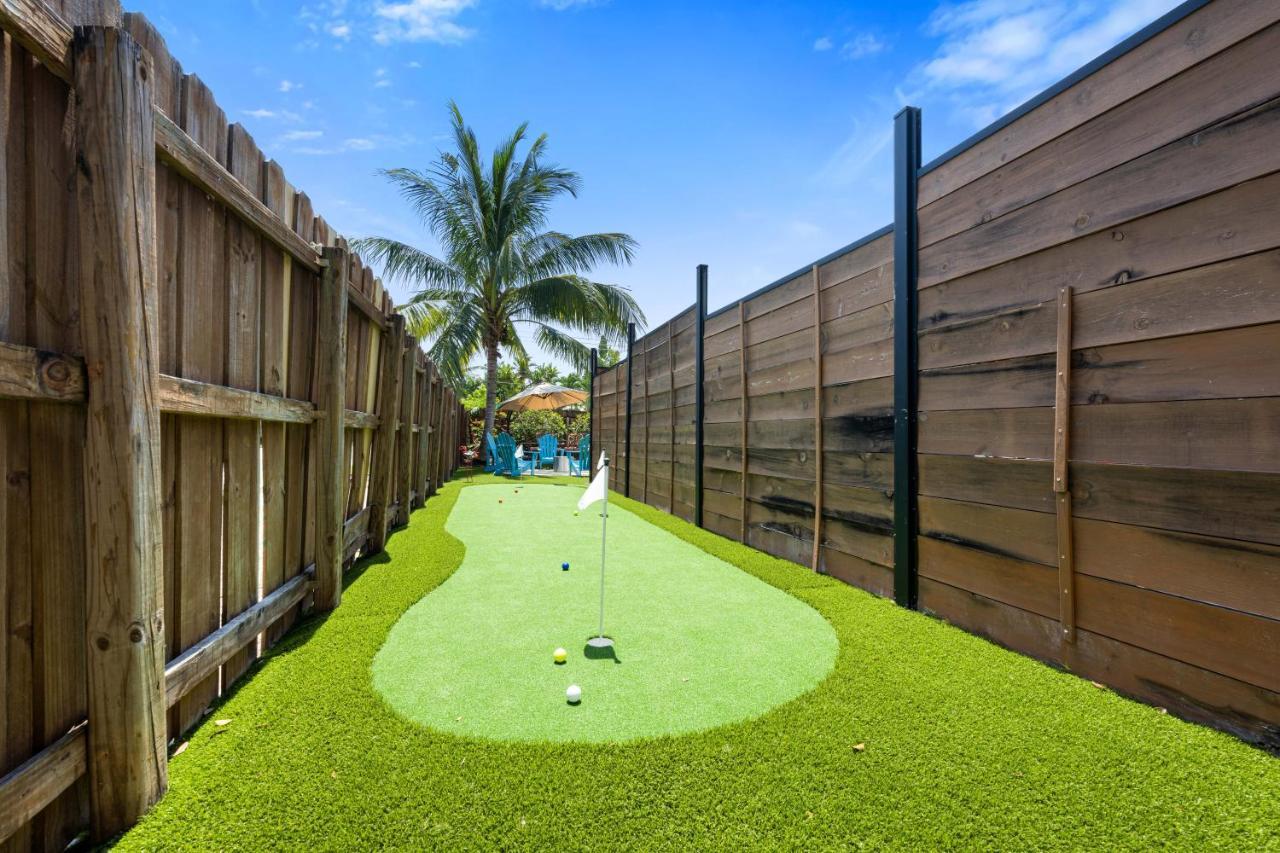 Palms Retreat! Giant Heated Pool-Hottub-Firepit-5Min2Beach-Pets-Ev Chgr Fort Lauderdale Exterior foto