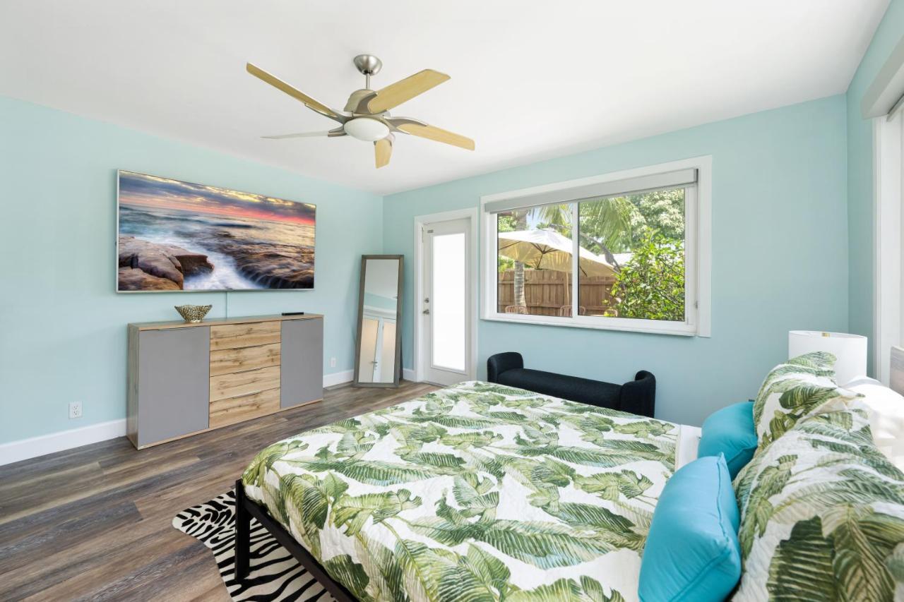 Palms Retreat! Giant Heated Pool-Hottub-Firepit-5Min2Beach-Pets-Ev Chgr Fort Lauderdale Exterior foto